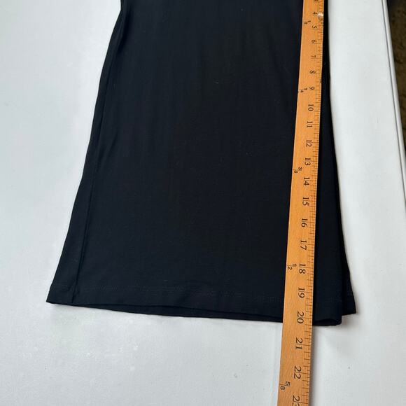 Eileen Fisher Jumpsuit Women Extra Small Black Short Sleeve Pant Stretch Neutral - Picture 10 of 12